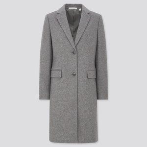 Cashmere Blend Chester Coat - Heather Grey (L) | Perfect fall jacket